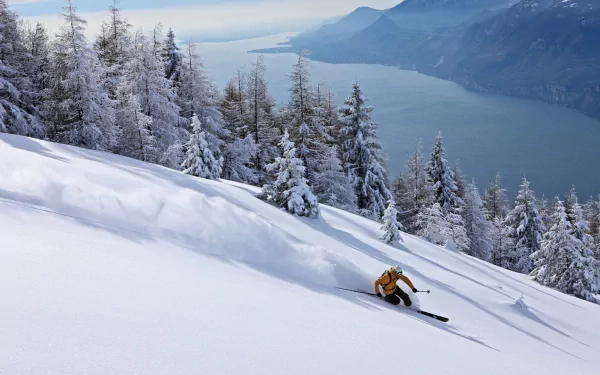 skiing Sports HD Desktop Wallpaper | Background Image