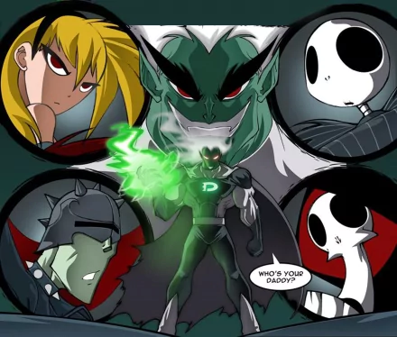 Mandy (The Grim Adventures of Billy & Mandy) Lord Pain (The Grim Adventures of Billy & Mandy) Grim (The Grim Adventures of Billy & Mandy) Jack Skellington Dan Phantom Comic Grim Tales From Down Below HD Desktop Wallpaper | Background Image