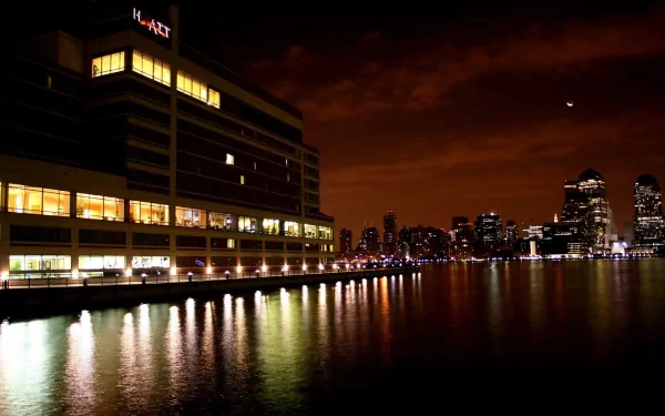 jersey city New Jersey New York man made Manhattan HD Desktop Wallpaper | Background Image