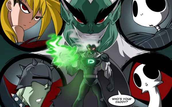 Mandy (The Grim Adventures of Billy & Mandy) Lord Pain (The Grim Adventures of Billy & Mandy) Grim (The Grim Adventures of Billy & Mandy) Jack Skellington Dan Phantom Comic Grim Tales From Down Below HD Desktop Wallpaper | Background Image