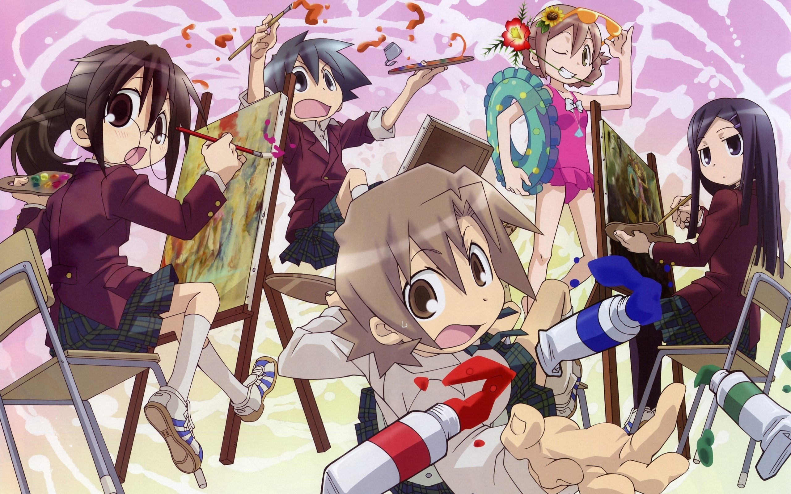 Anime Ga Geijutsuka Art Design Class HD Wallpaper | Background Image
