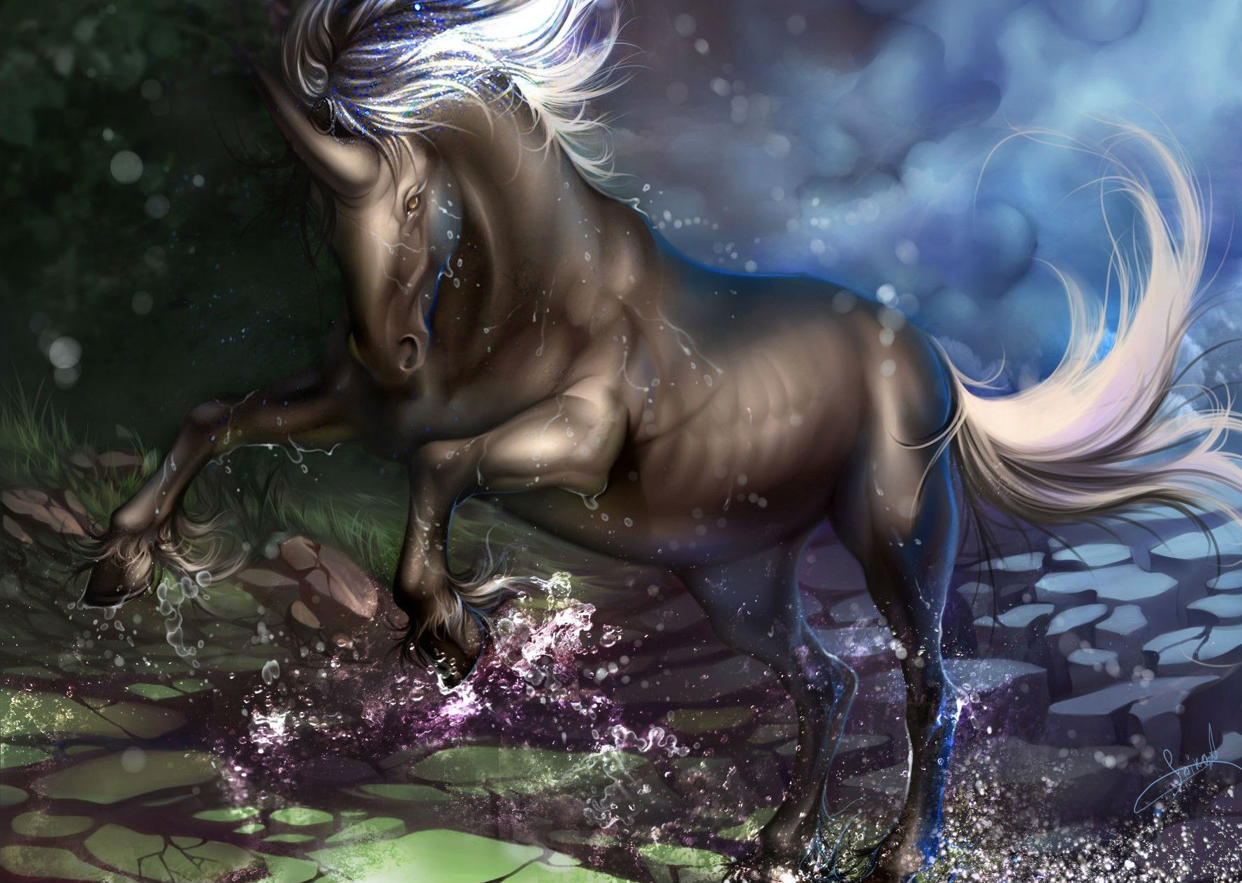 Fantasy Unicorn HD Wallpaper | Background Image