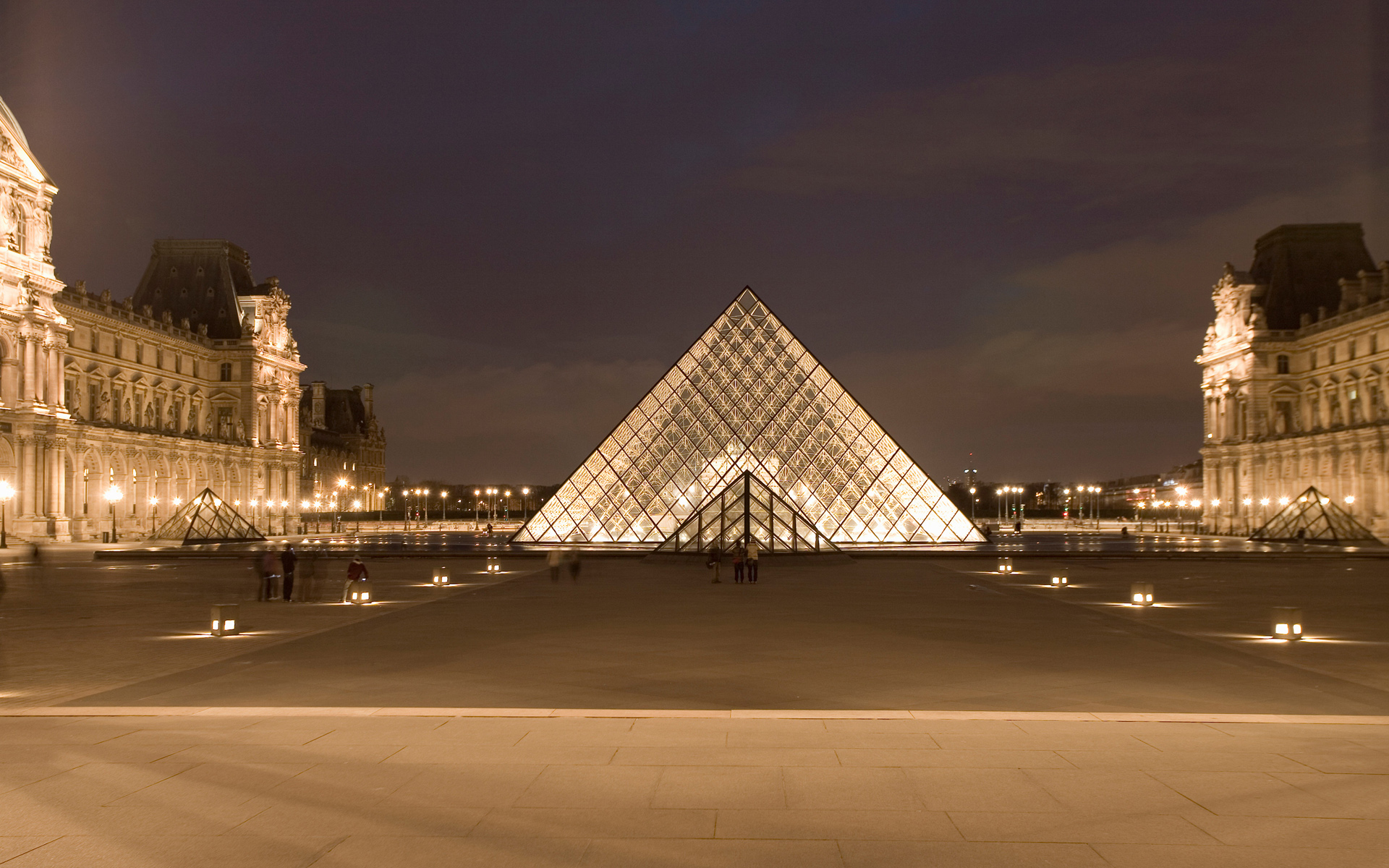 Man Made The Louvre HD Wallpaper | Background Image