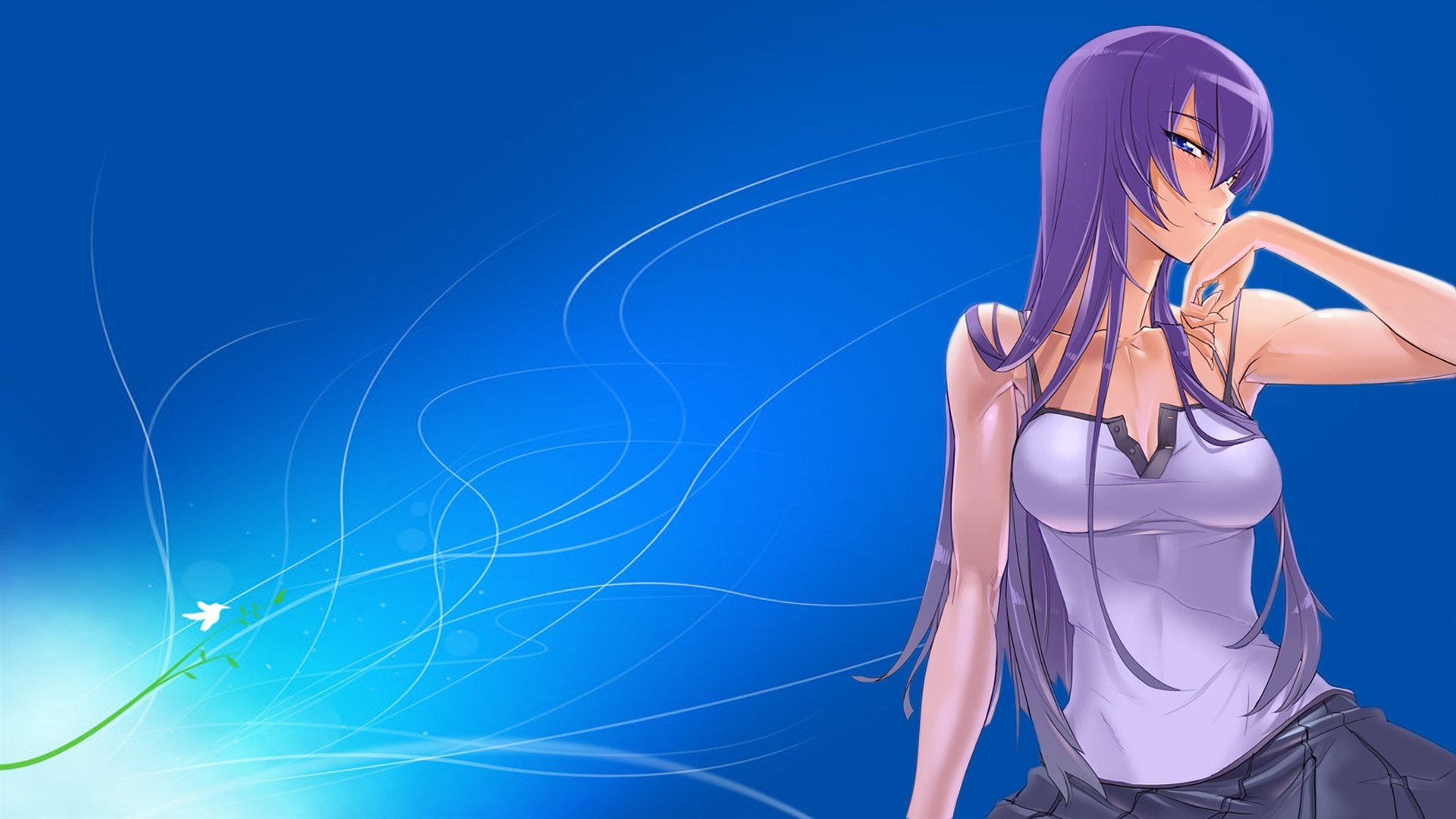 H.O.T.D, takashi, busujima, highschool of the dead, takagi, rei, saeko,  anime, HD wallpaper