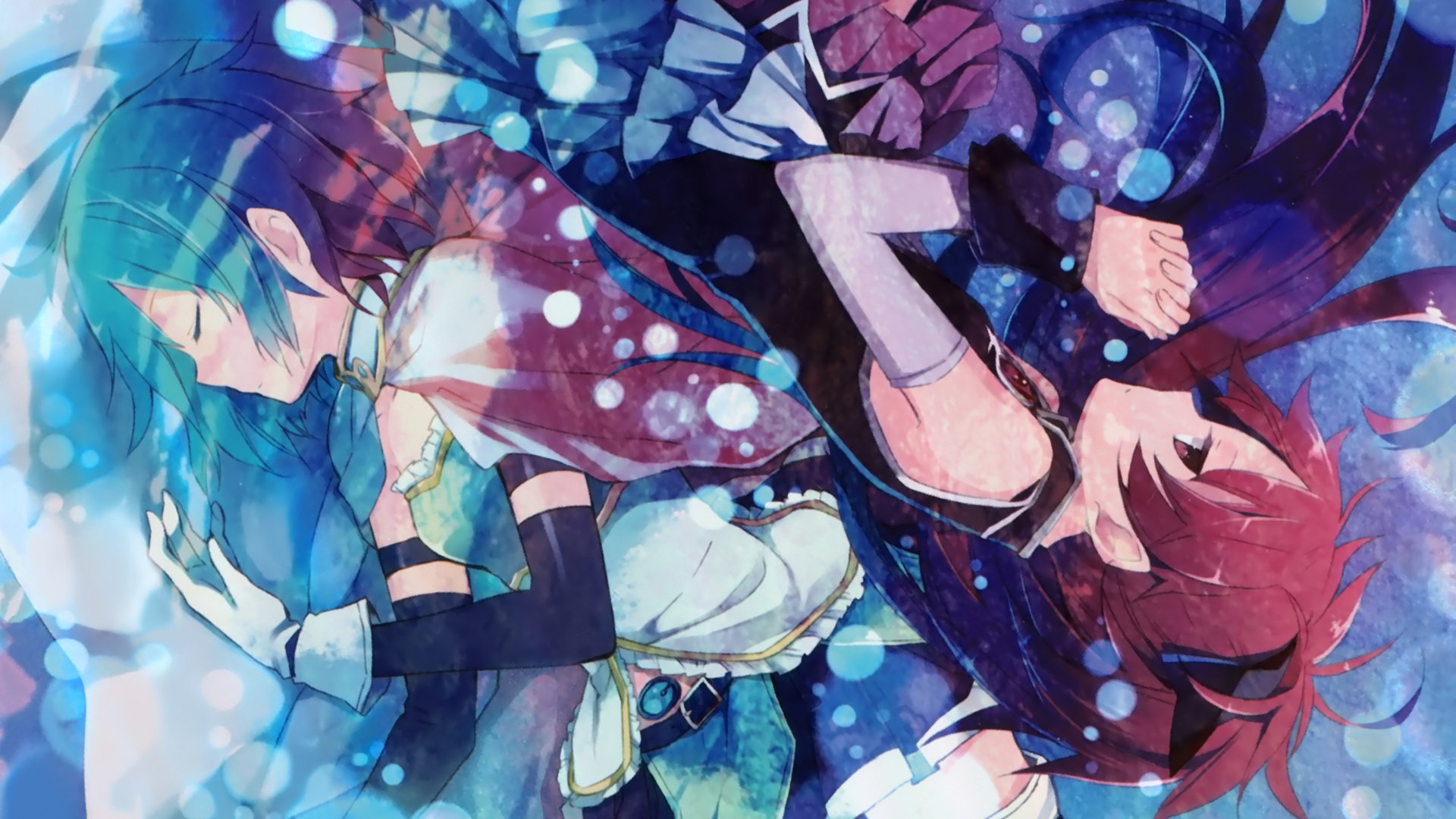 Download Sayaka Miki Kyōko Sakura Anime Puella Magi Madoka Magica  HD Wallpaper