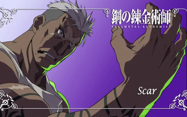 Scar (FullMetal Alchemist) Anime Fullmetal Alchemist HD Desktop Wallpaper | Background Image