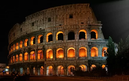 man made Colosseum HD Desktop Wallpaper | Background Image