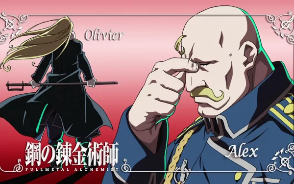 Alex Louis Armstrong Olivier Mira Armstrong Anime Fullmetal Alchemist HD Desktop Wallpaper | Background Image