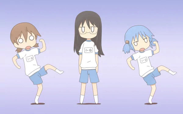 Mio Naganohara Mai Minakami Yuuko Aioi Kill Me Baby Anime Nichijō HD Desktop Wallpaper | Background Image
