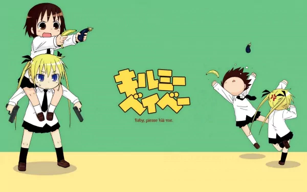 Anime Kill Me Baby HD Desktop Wallpaper | Background Image