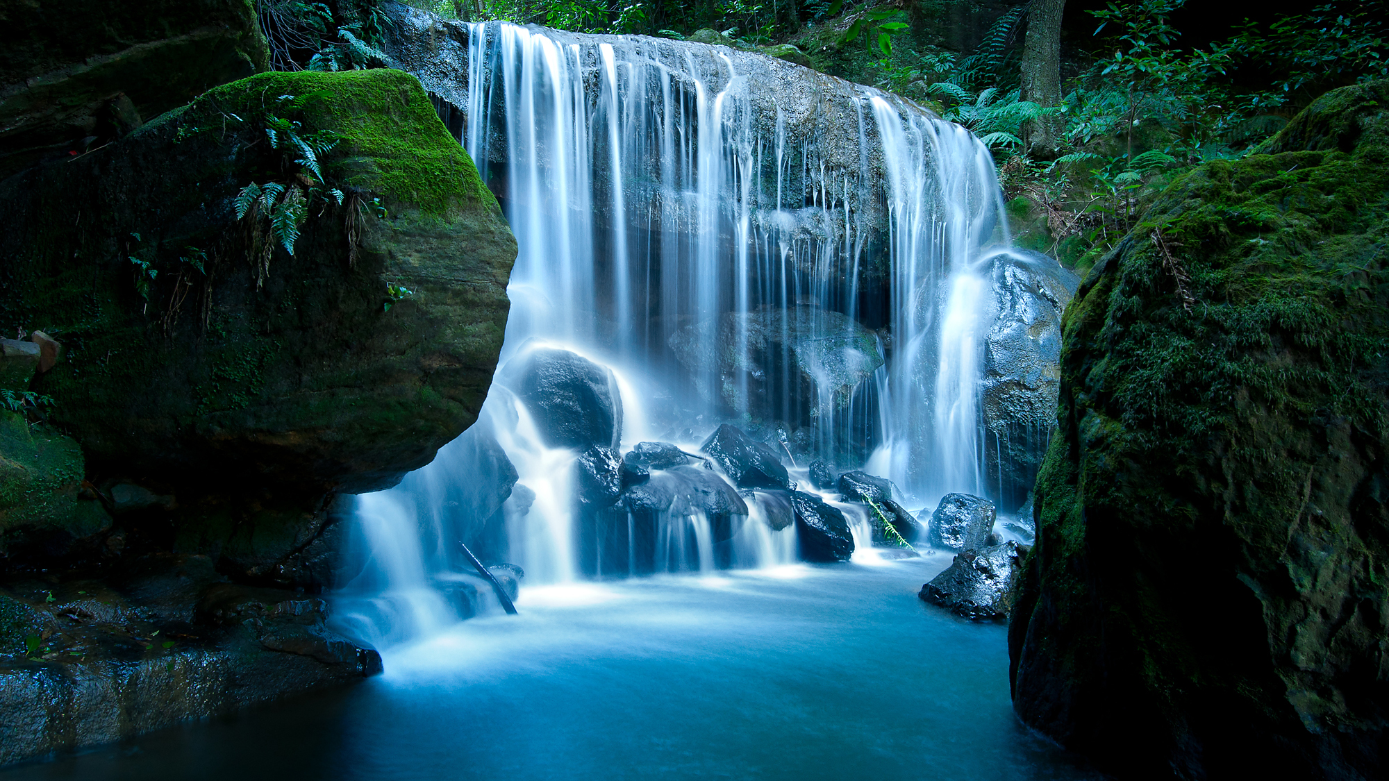 Waterfall HD Wallpaper | Background Image | 2000x1125 | ID ...