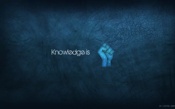 artistic Knowledge empowerment fist HD Desktop Wallpaper | Background Image