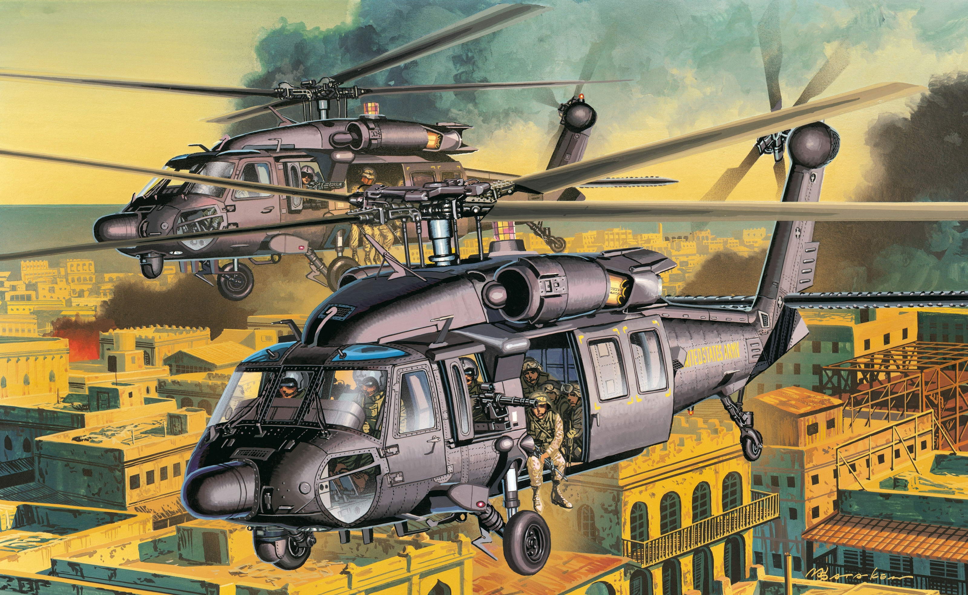 Military Sikorsky SH-60 Seahawk HD Wallpaper | Background Image