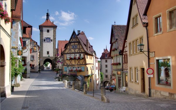 Photography Place Rothenburg Germany Building HD Wallpaper | Background Image