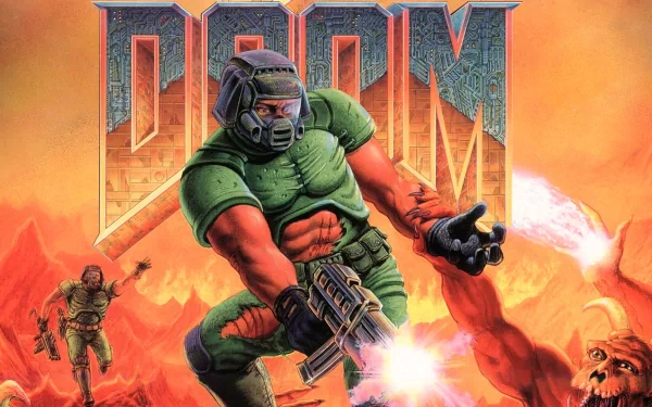 video game Doom HD Desktop Wallpaper | Background Image