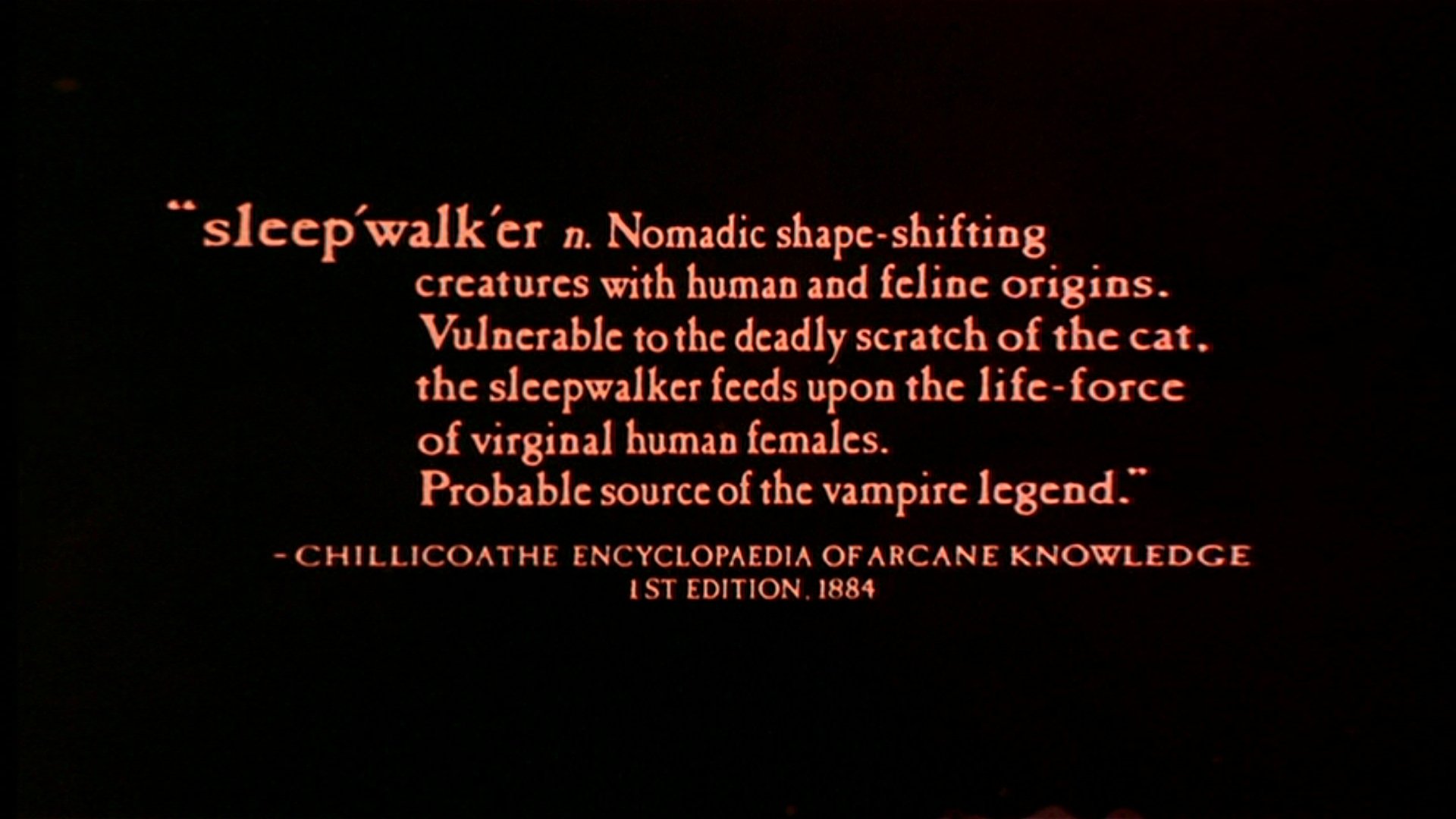 Download Movie Sleepwalkers HD Wallpaper