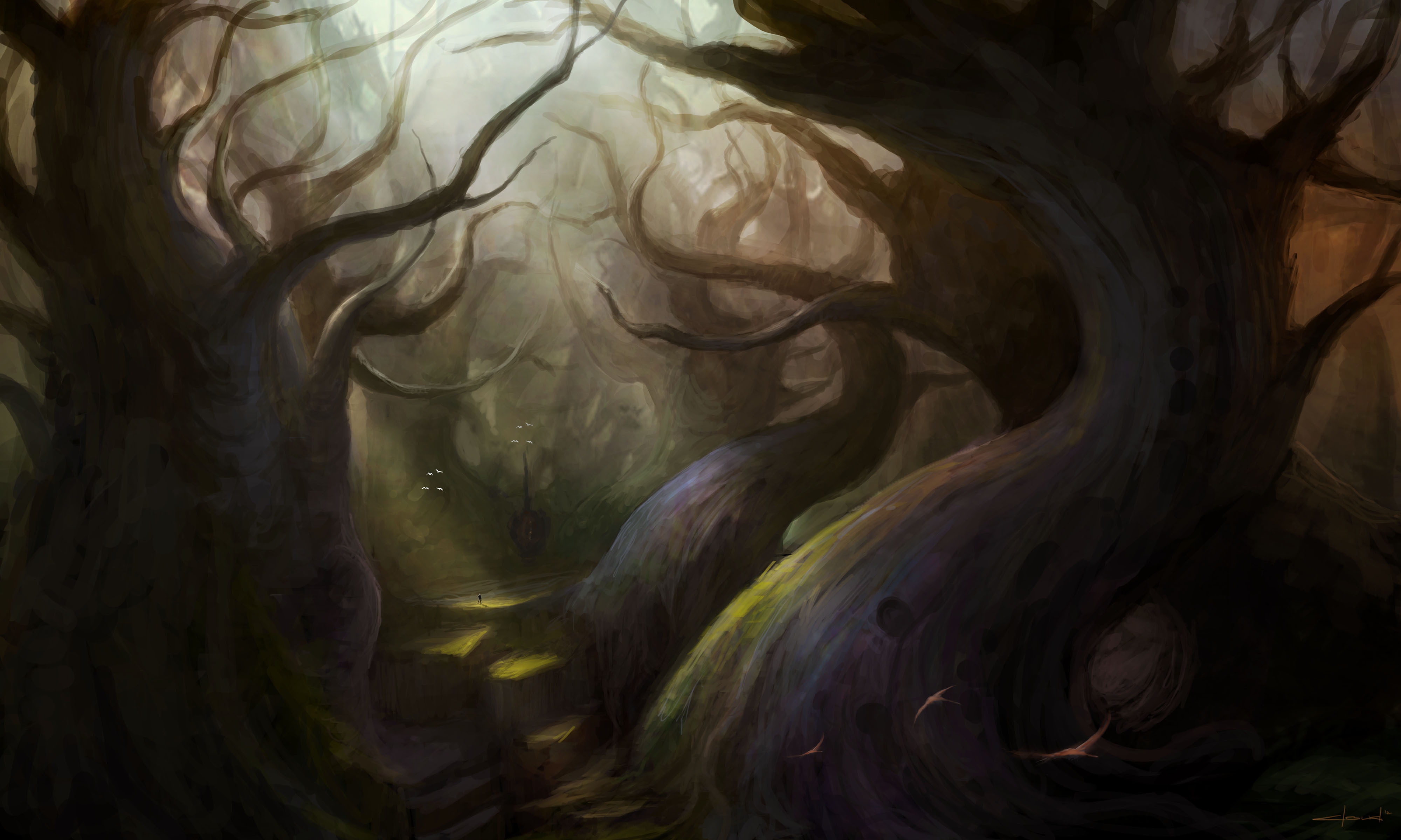 Enchanted Twilight: A 4K Fantasy Forest Escape by Christian Quinot