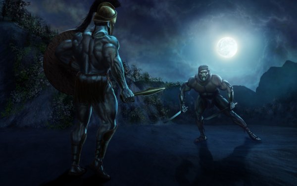 Fantasy Battle Spartan Warrior HD Wallpaper | Background Image