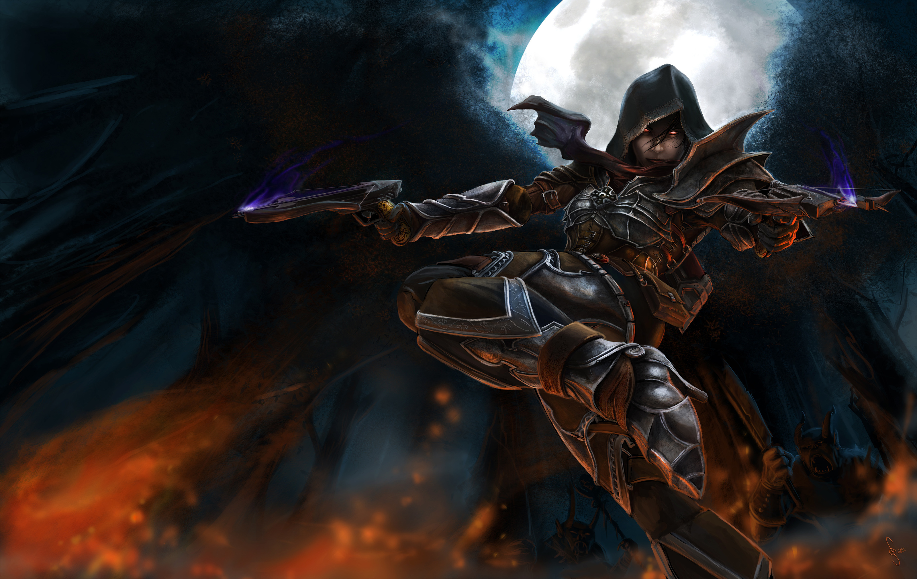 76 Demon Hunter Wallpaper  WallpaperSafari