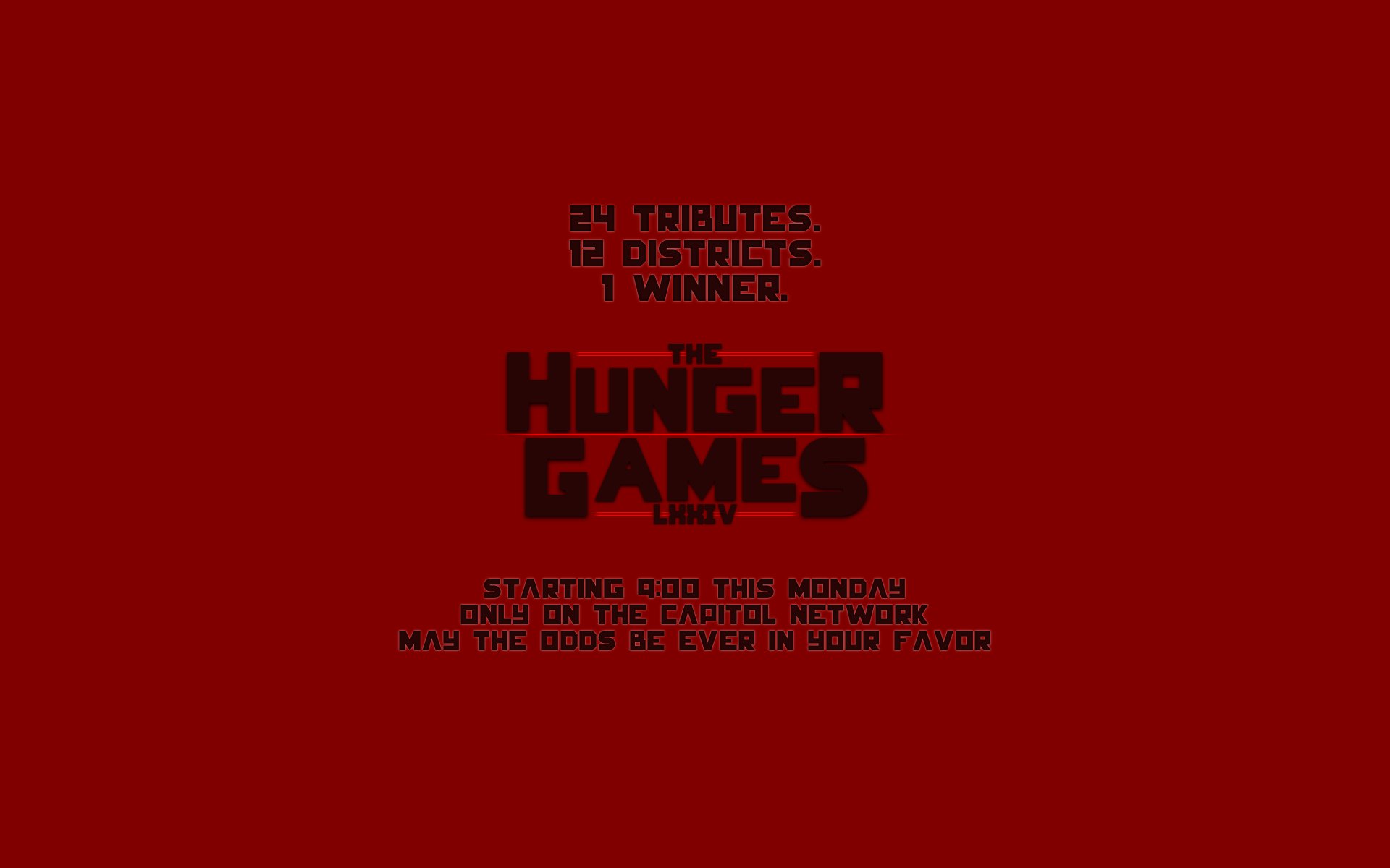 may the odds be ever in your favor wallpaper