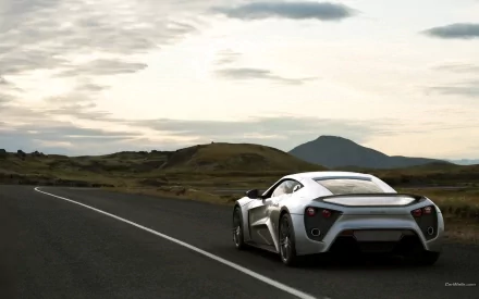 silver car car supercar Zenvo vehicle Zenvo ST1 HD Desktop Wallpaper | Background Image
