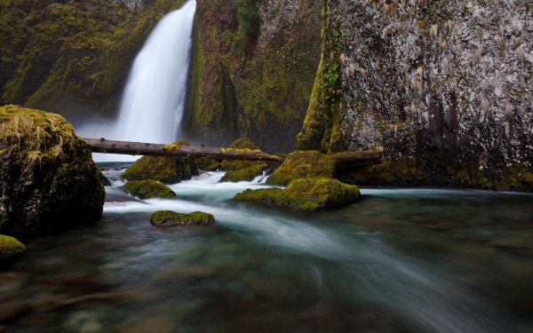 Nature Waterfall Waterfalls Water River HD Wallpaper | Background Image