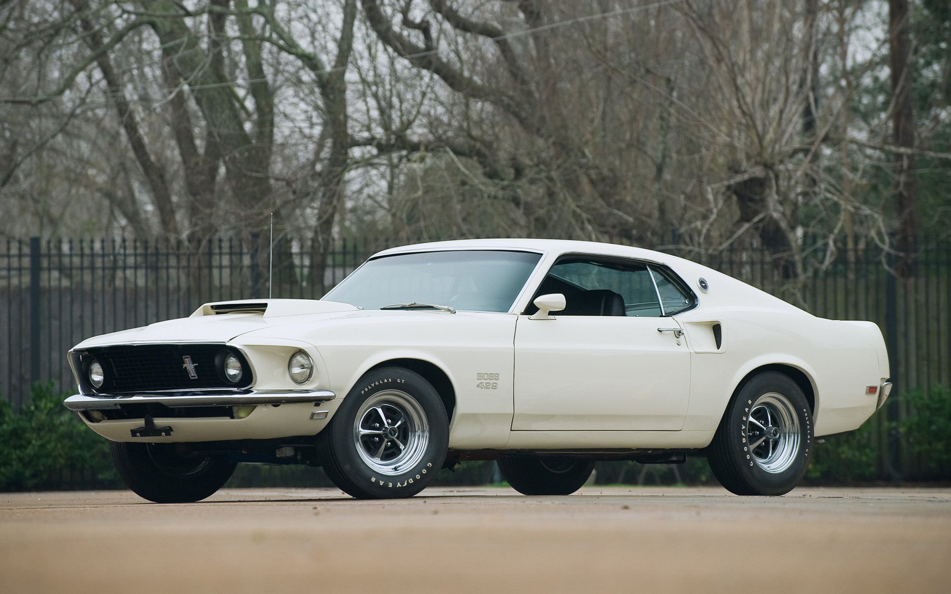 Download Fastback Muscle Car Vehicle Ford Mustang Boss 429 HD Wallpaper