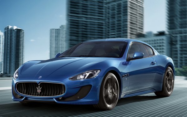 Vehicles Maserati GranTurismo Maserati Car Blue Car Luxury Car HD Wallpaper | Background Image