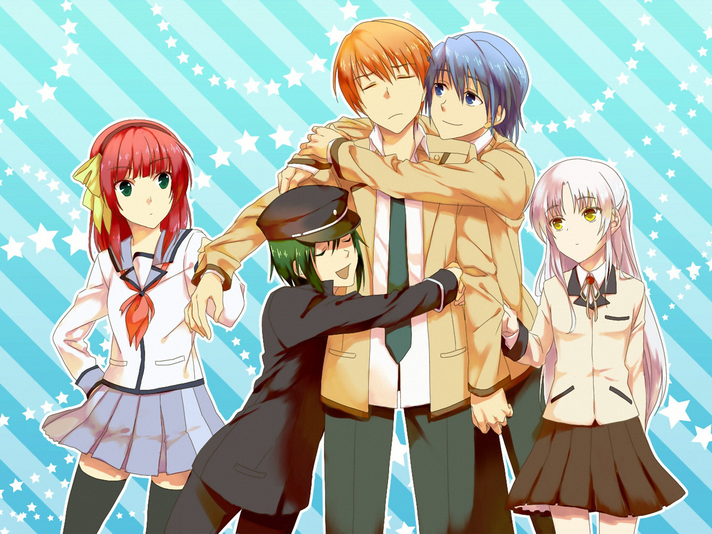 Angel Beats Otonashi And Naoi