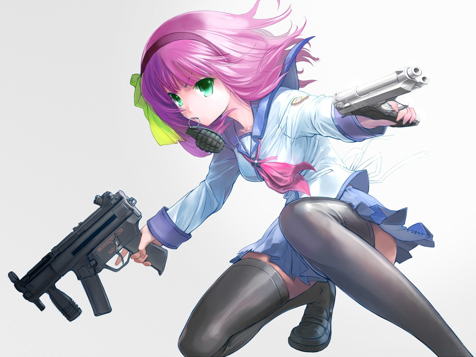 Download Yuri Nakamura Anime Angel Beats! Wallpaper