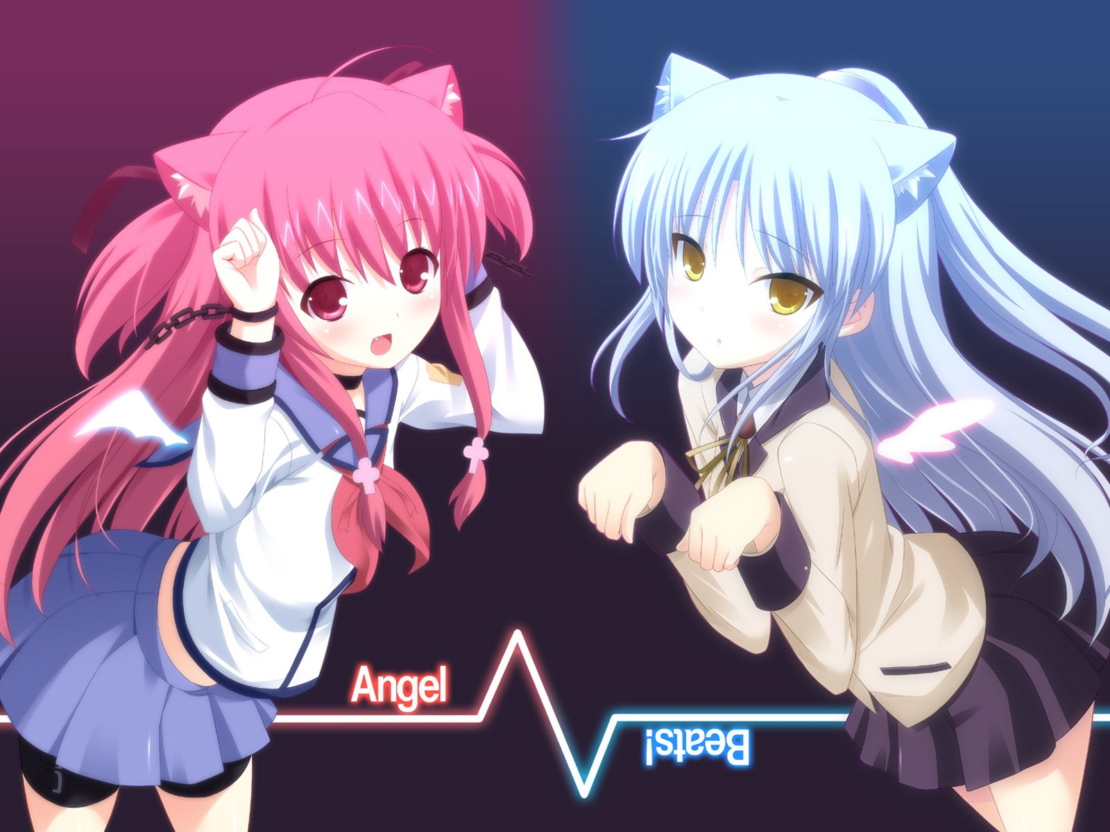 Angel Beats Wallpaper And Background Image 1600x1200 Id258665