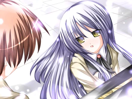 Yuzuru Otonashi Kanade Tachibana Anime Angel Beats! HD Desktop Wallpaper | Background Image