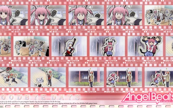 Shiori Sekine Miyuki Irie Hisako (Angel Beats!) Yuzuru Otonashi Yui (Angel Beats!) Kanade Tachibana Anime Angel Beats! HD Desktop Wallpaper | Background Image