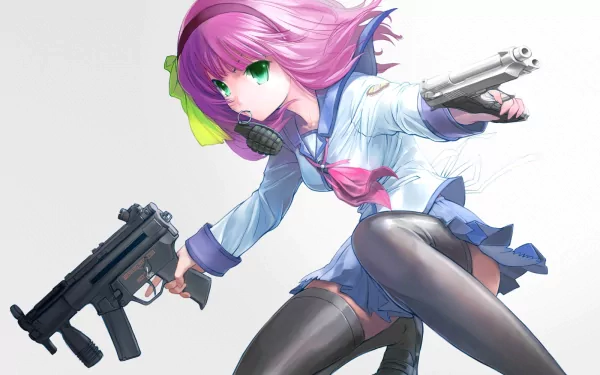 Yuri Nakamura Anime Angel Beats! HD Desktop Wallpaper | Background Image