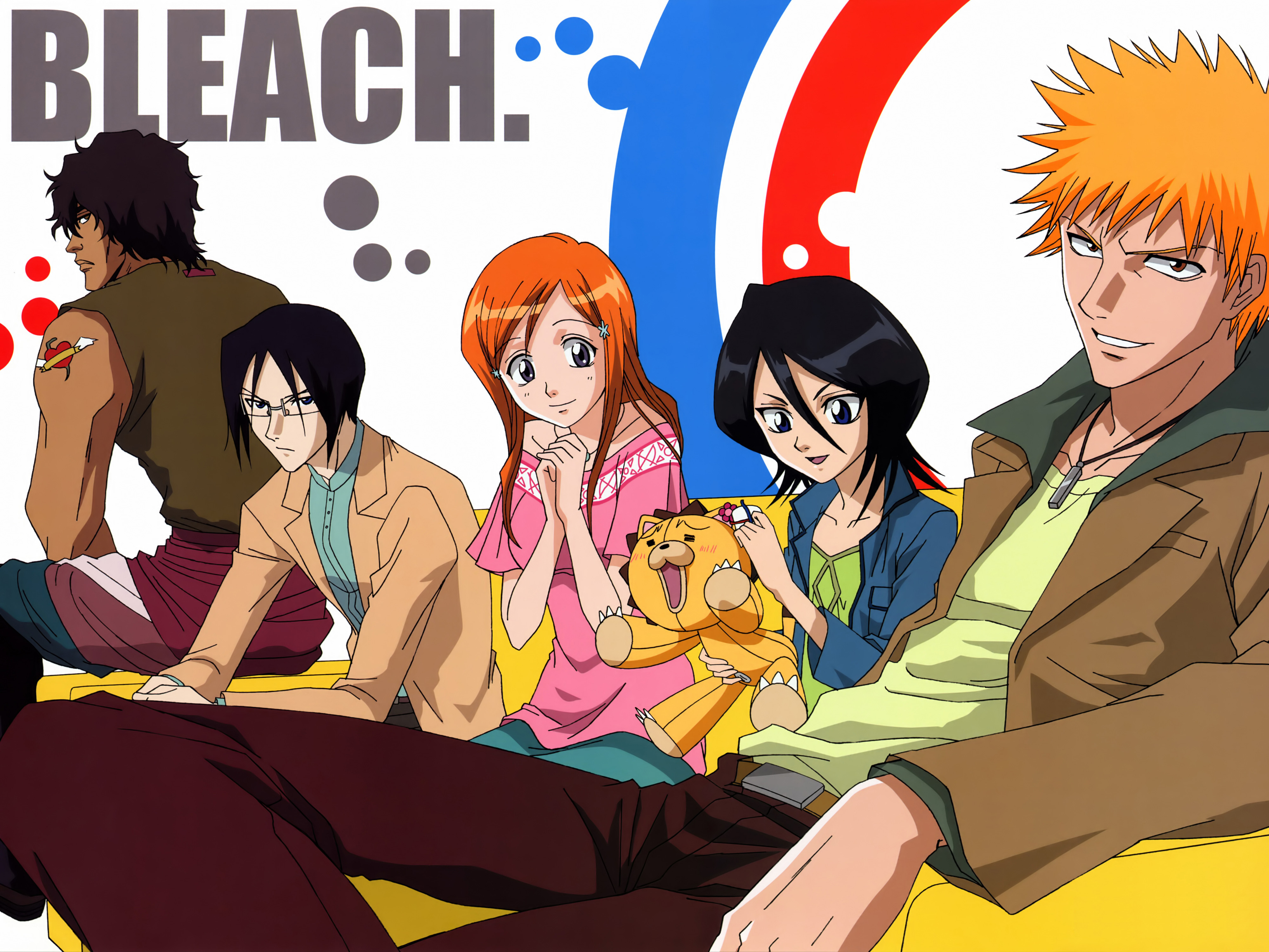 Download Yasutora Sado Uryu Ishida Orihime Inoue Rukia Kuchiki Kon Bleach Ichigo Kurosaki