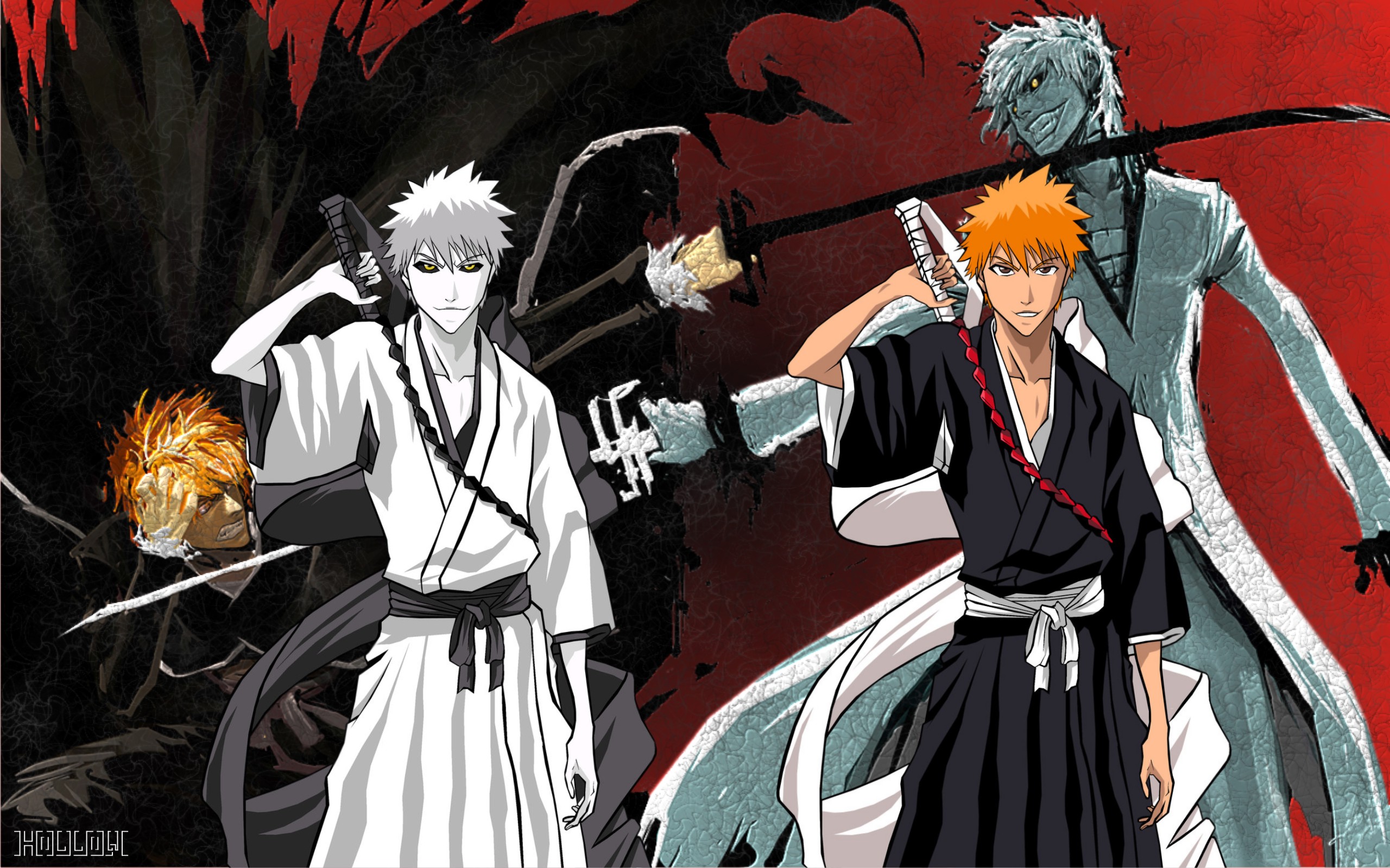 bleach full hollow wallpaper