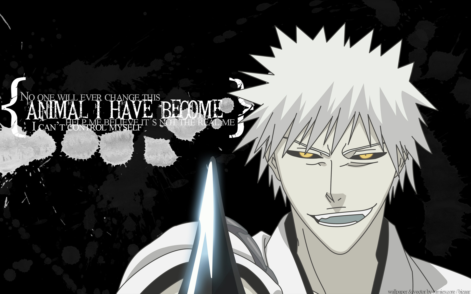 bleach full hollow wallpaper