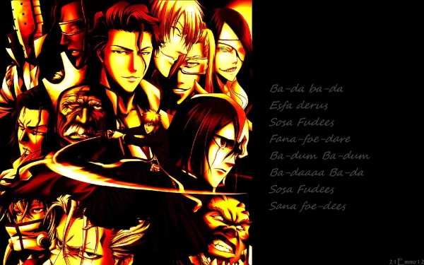 Aaroniero Arruruerie Kaname Tosen Gin Ichimaru Szayelaporro Granz Nnoitra Gilga Sōsuke Aizen Ichigo Kurosaki Ulquiorra Cifer Baraggan Louisenbairn Coyote Starrk Tier Halibel Grimmjow Jaegerjaquez Yammy Llargo Anime Bleach HD Desktop Wallpaper | Background Image