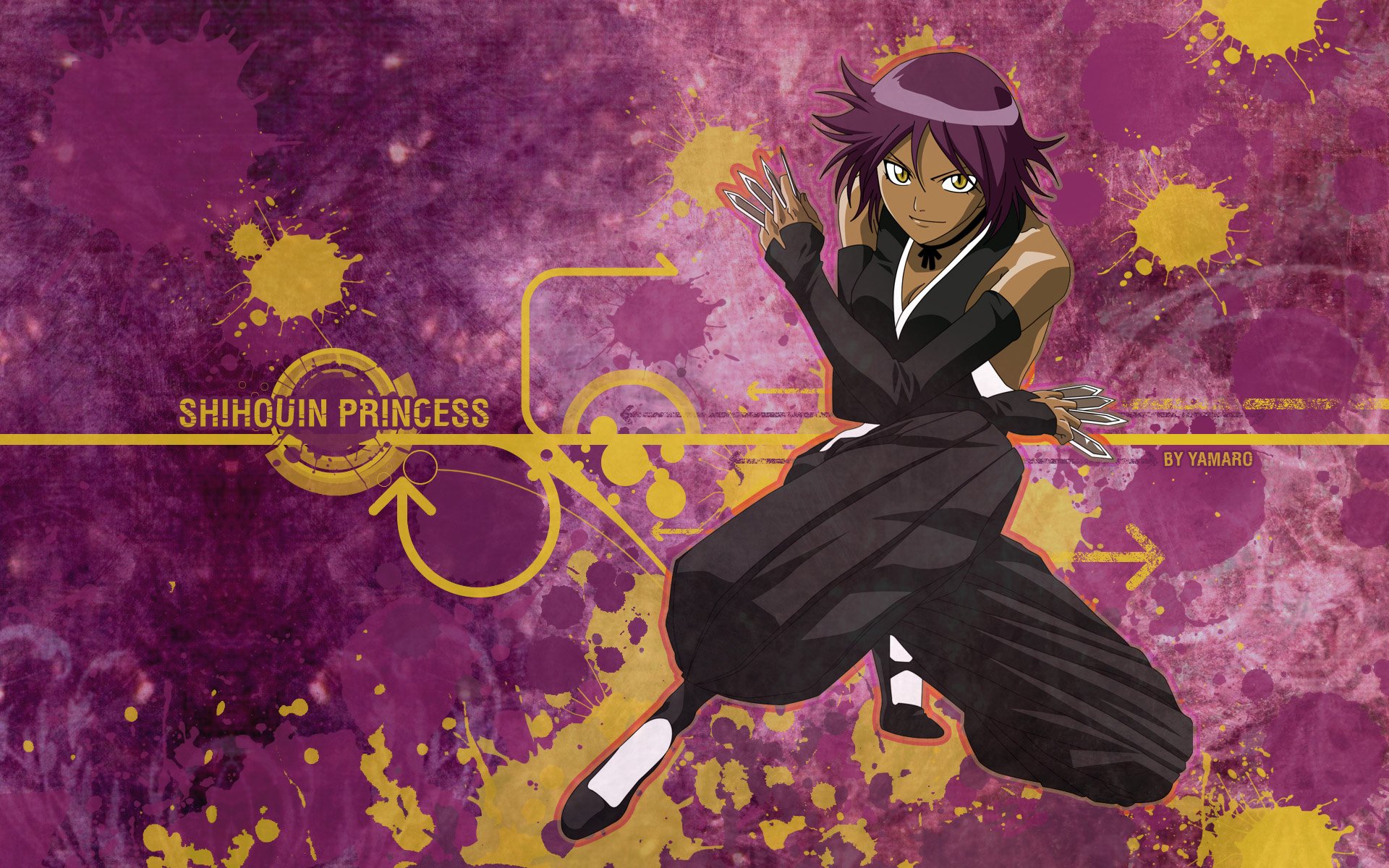 Download Yoruichi Shihôin Anime Bleach HD Wallpaper