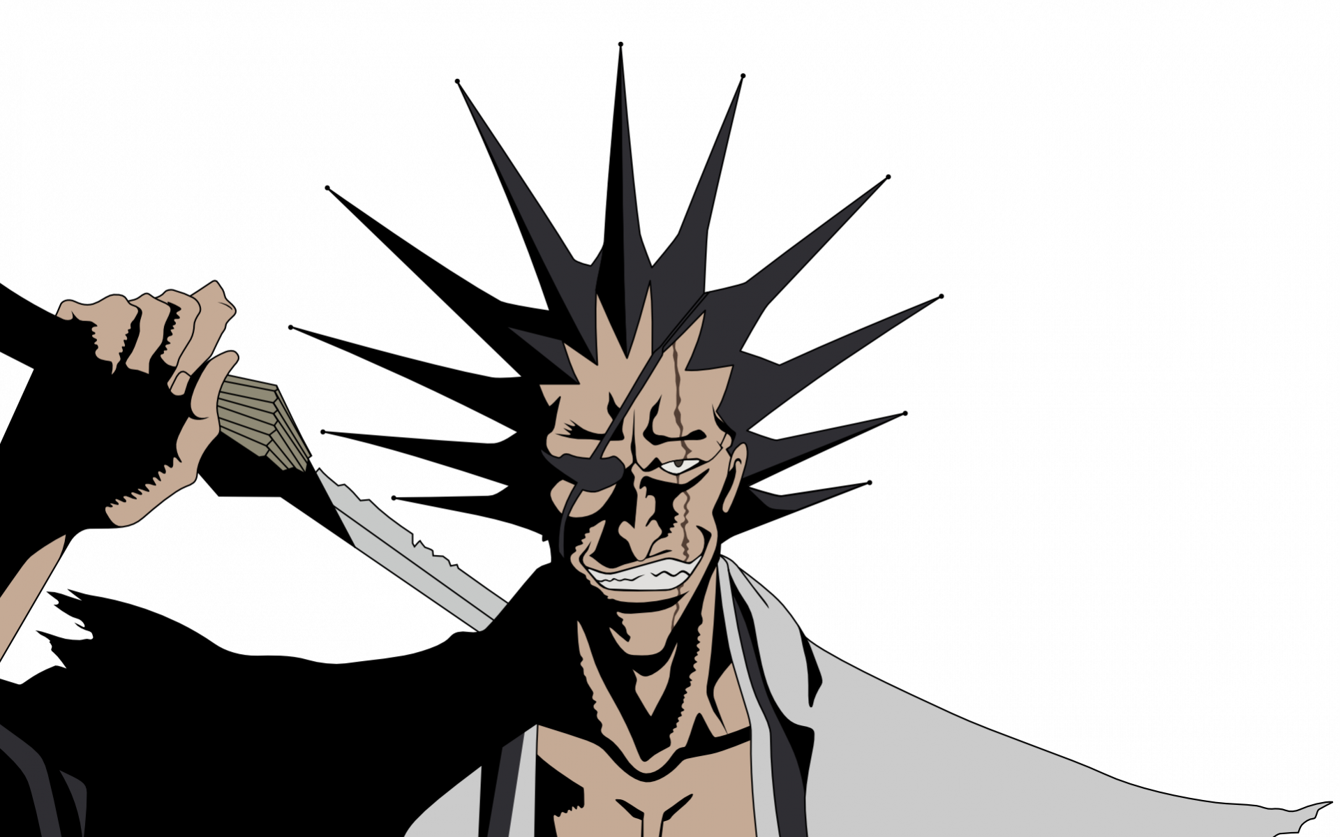 Download Kenpachi Zaraki Anime Bleach HD Wallpaper