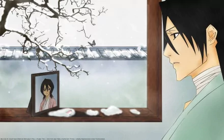 Hisana Kuchiki Byakuya Kuchiki Anime Bleach HD Desktop Wallpaper | Background Image