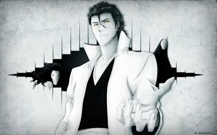 Sōsuke Aizen Anime Bleach HD Desktop Wallpaper | Background Image