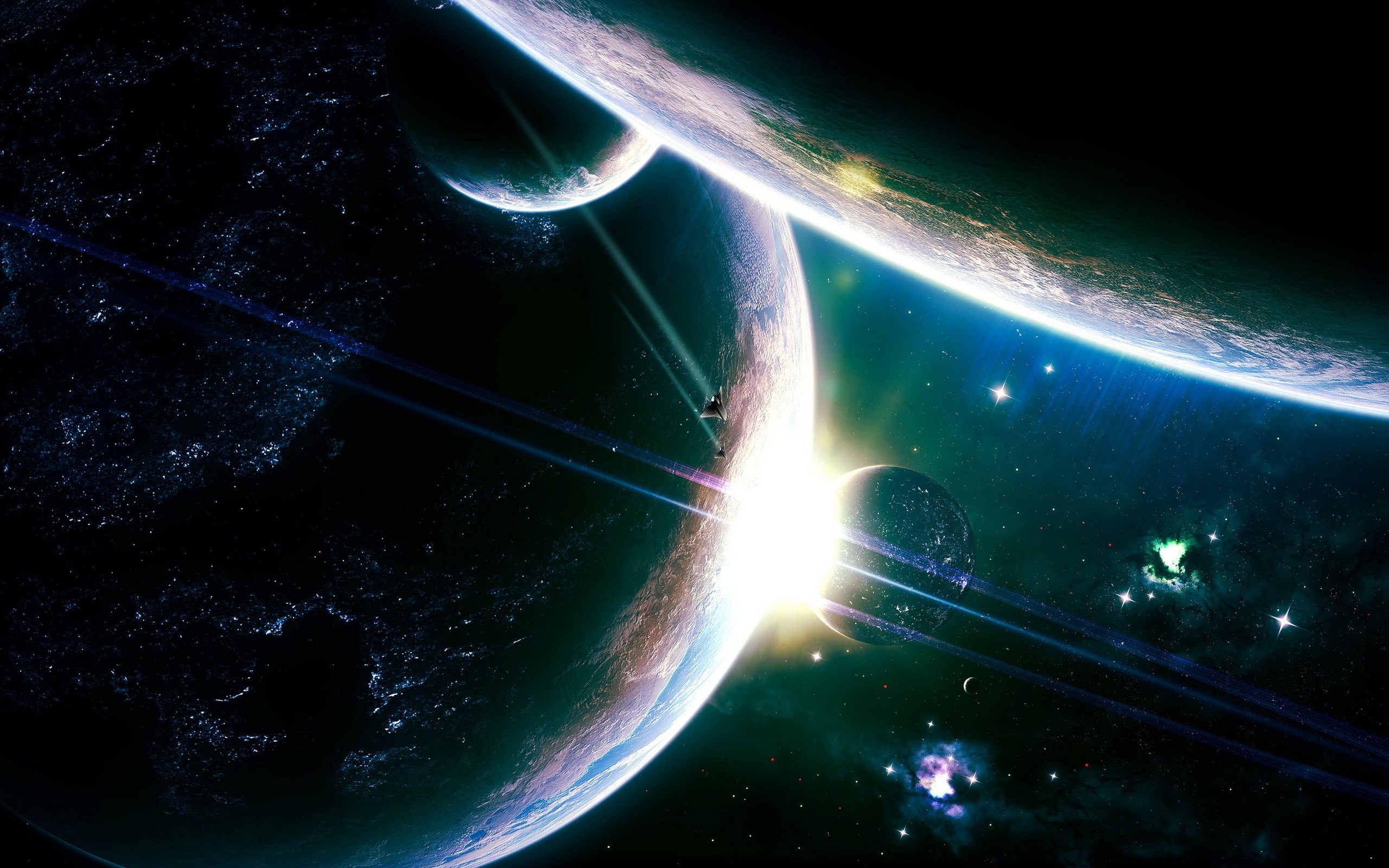 Sci Fi Sunrise HD Wallpaper | Background Image