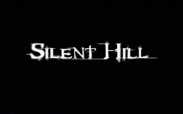 HD PC desktop wallpaper featuring the Silent Hill video game logo in white on a black background.