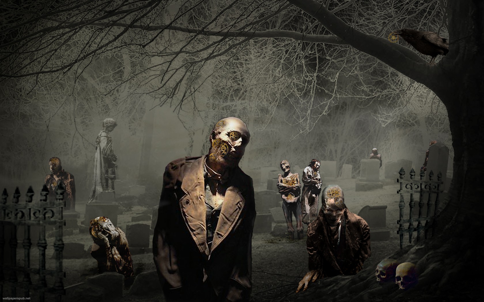 Dark Zombie Wallpaper and Background Image | 1680x1050