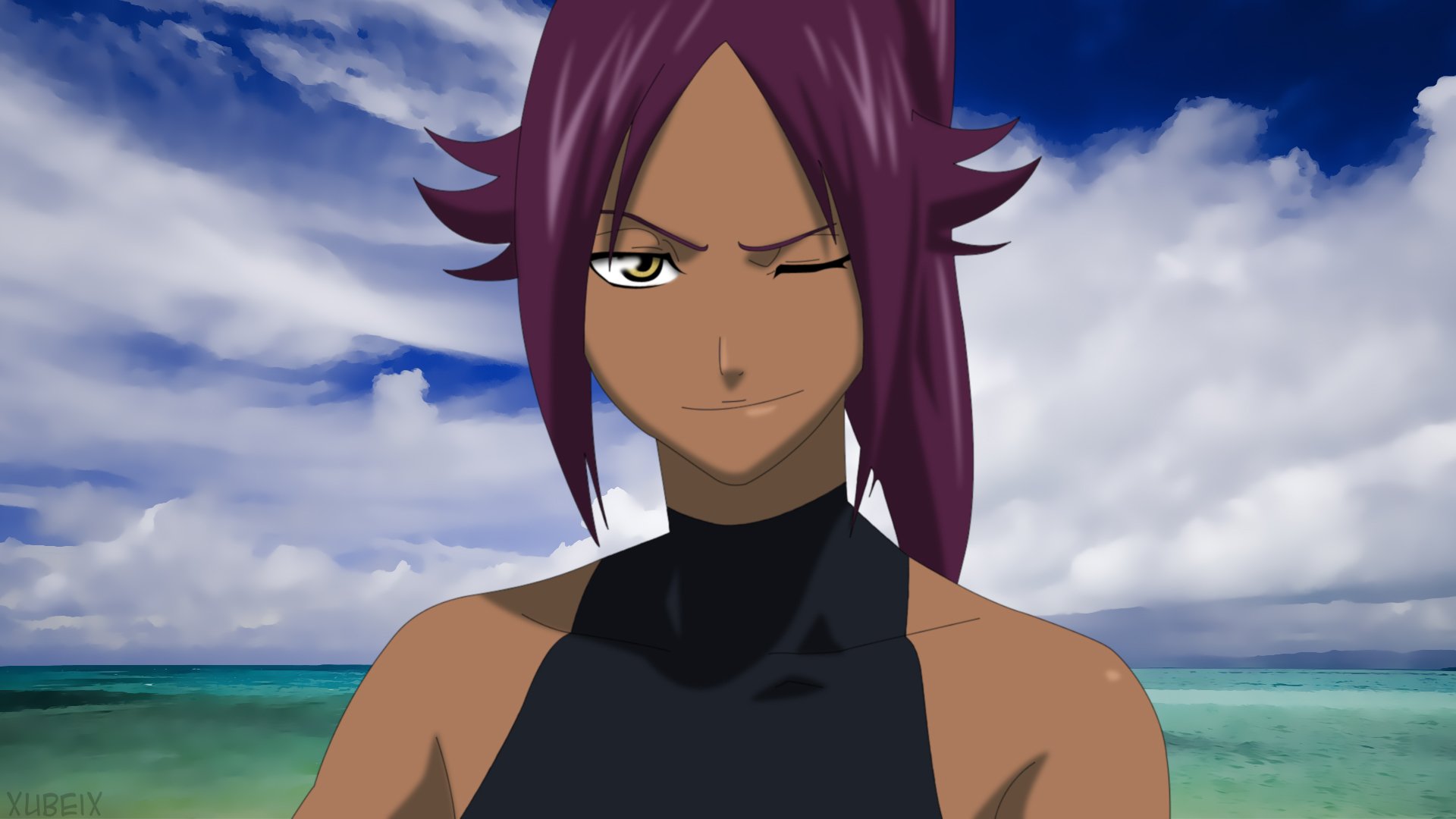 Download Yoruichi Shihôin Anime Bleach HD Wallpaper