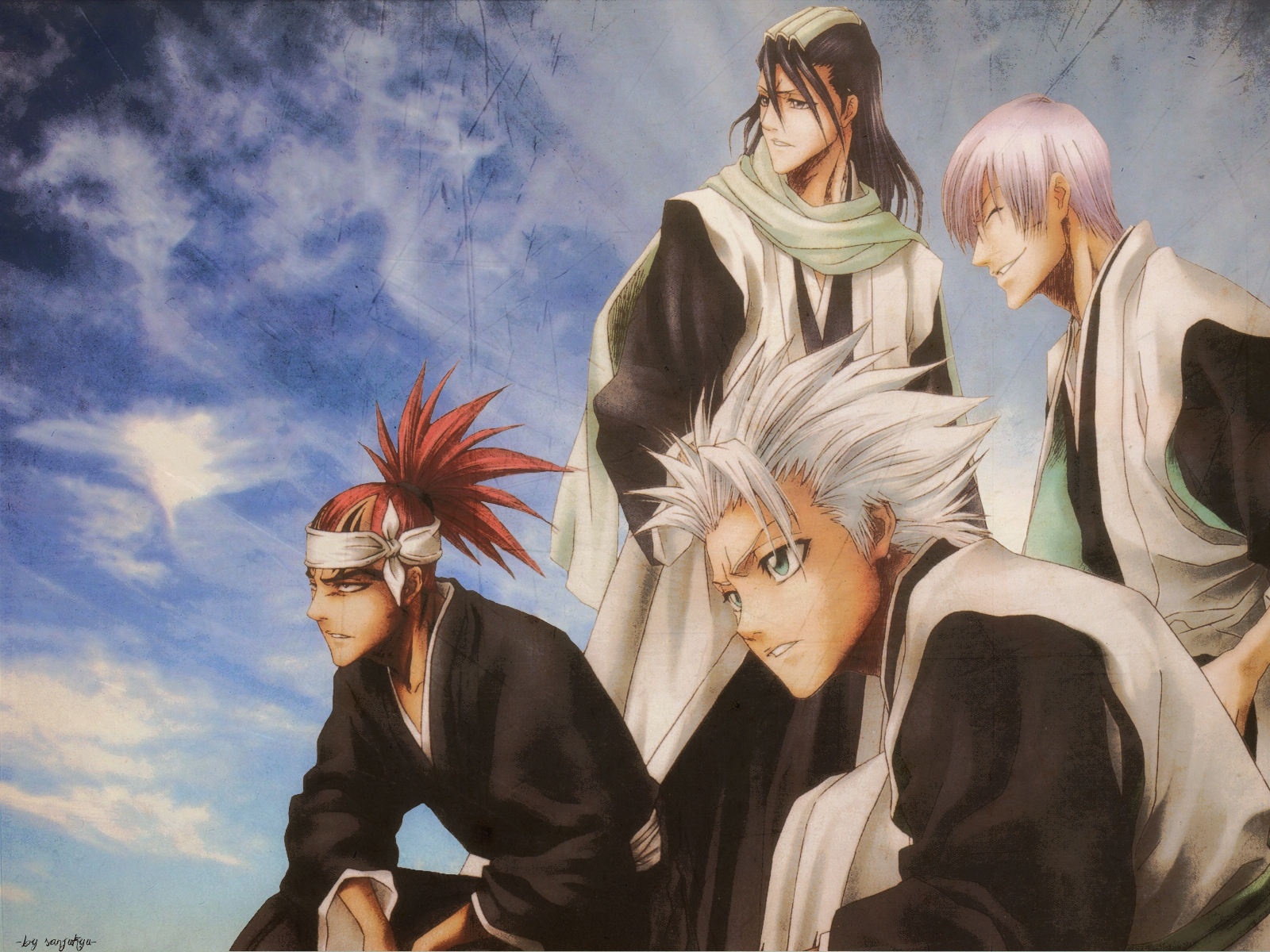 Toshiro Hitsugaya in a black suit - Bleach wallpaper - Anime wallpapers -  #50992