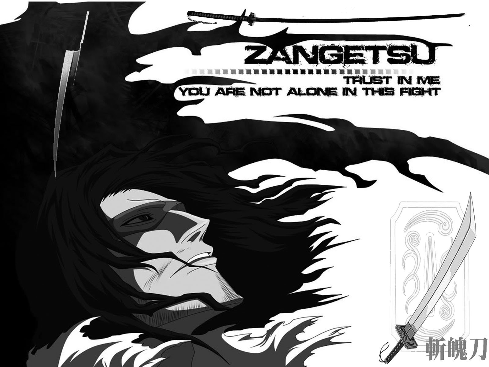 Download Zangetsu (Bleach) Anime Bleach Wallpaper