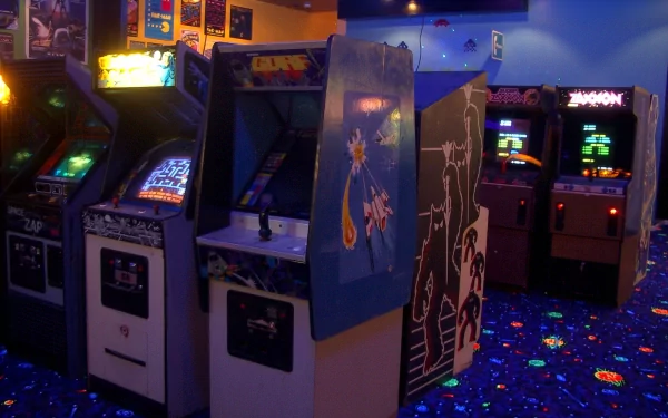 video game arcade HD Desktop Wallpaper | Background Image
