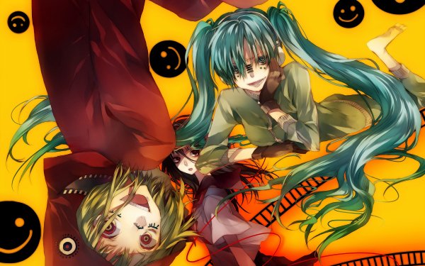 Anime Vocaloid GUMI Hatsune Miku Song Illustration Song-Over Matryoshka HD Wallpaper | Background Image